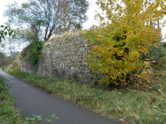 Western Valley Junction, MTAR bridge over the Disgwylfa Tramroad, Brynmawr, October 2012